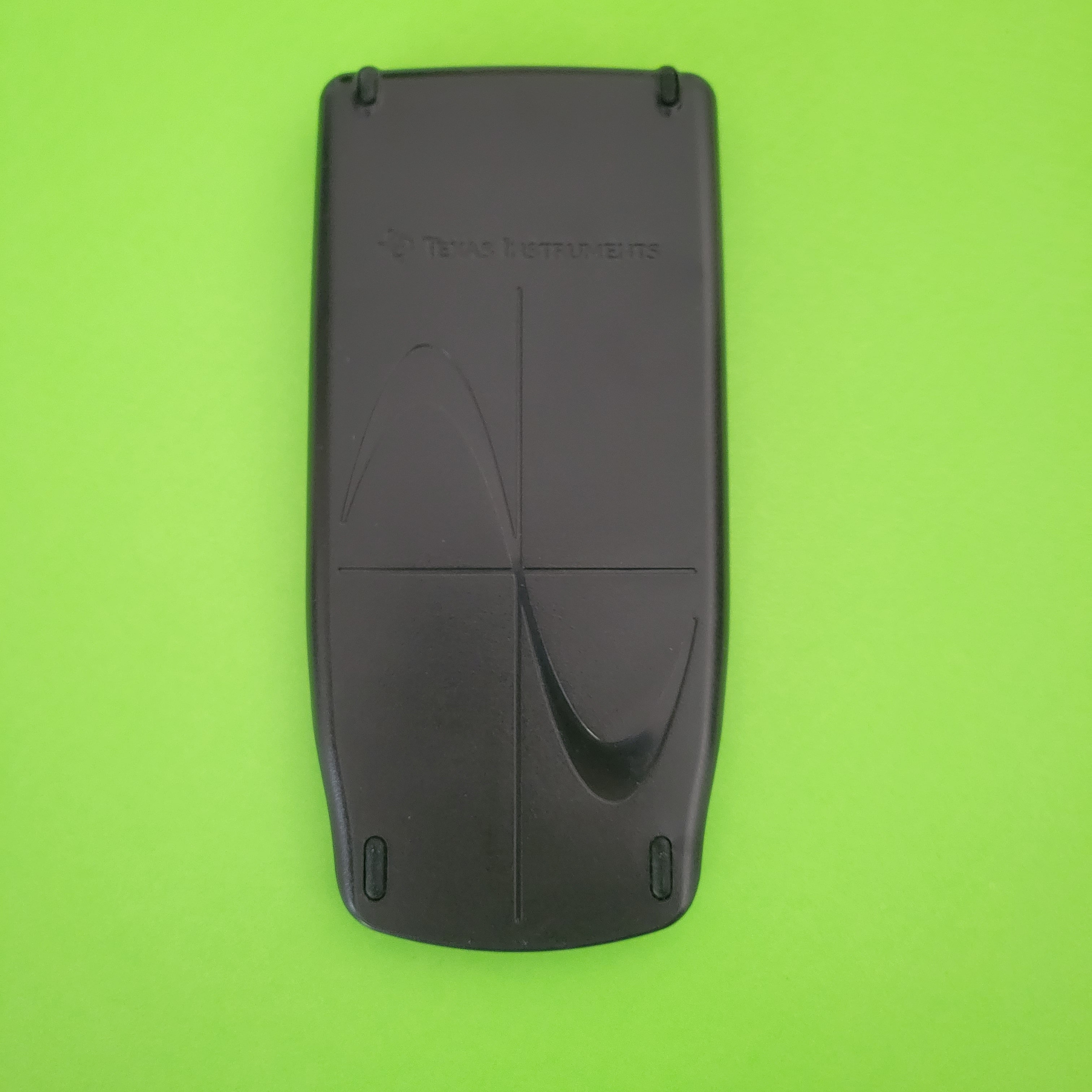 An image of the case of a texas instruments ti83 plus graphing calculator